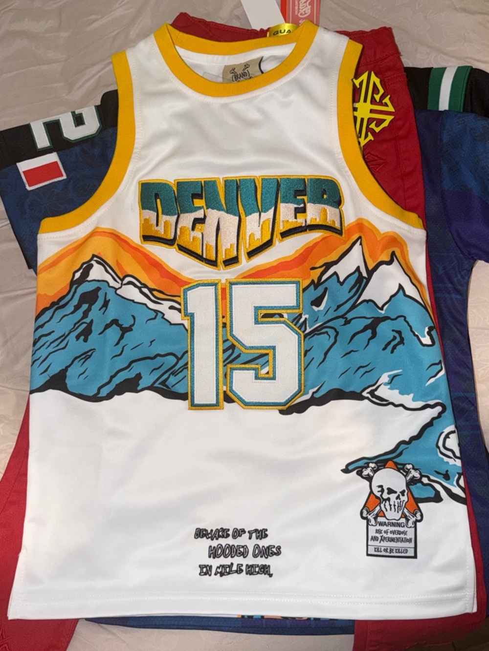 Denver Carmelo Anthony Basketball Kids Jersey - Size Medium